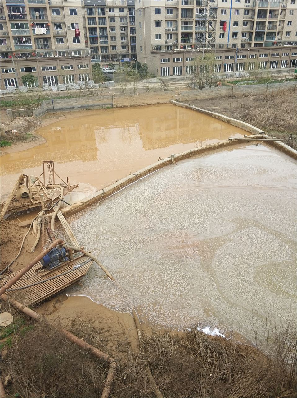海陵沉淀池淤泥清理-厂区废水池淤泥清淤